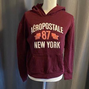 Aeropostale burgundy hoodie